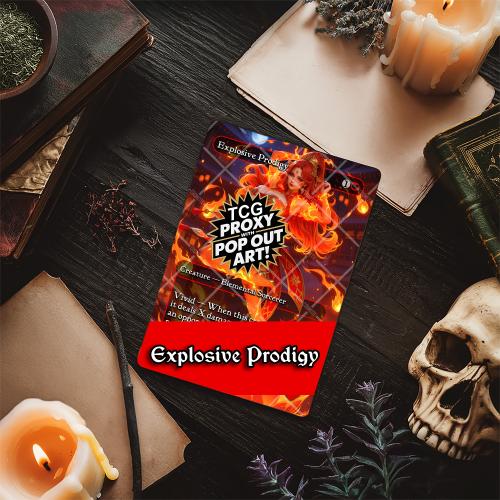 Explosive Prodigy MTG proxy card