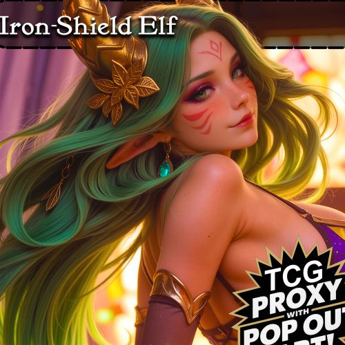 Iron-Shielf Elf MTG proxy card