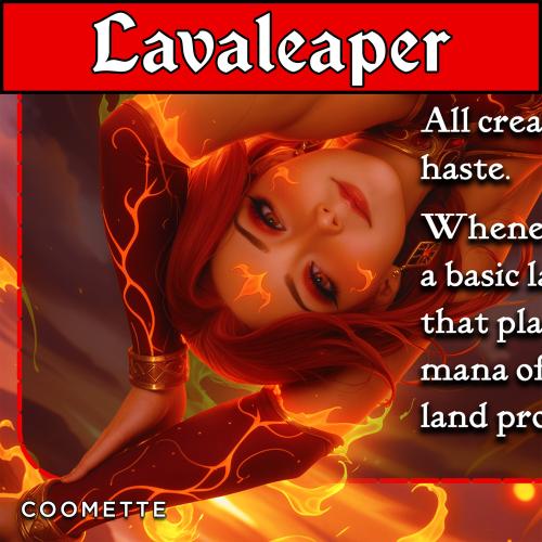 Lavaleaper MTG proxy card